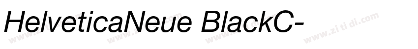 HelveticaNeue BlackC字体转换 HelveticaNeue BlackC字体转换